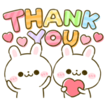 あいさついっぱい♡うさぎのほいっぷ