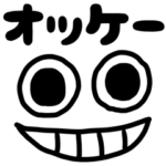 riekimの顔スタンプ。