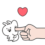 手のりうさぎゅーん！