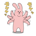 もっと動く！スキウサギスタンプ