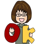 可愛いばあばのちょっと大きめ文字スタンプ