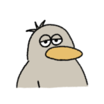 眠いハシビロコウ