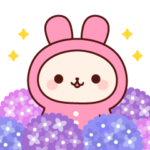 レインコートうさちゃん