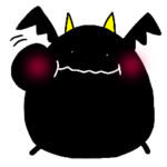 くろまめあくまです。