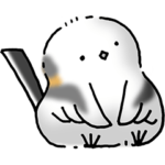 シマエナガかわいい！その3（背景付き）