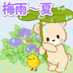 梅雨～夏　なかよしクマぴよ