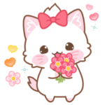 子ねこモニカのかわいいスタンプpetit02