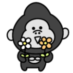 シュールなミニゴリラの優しさ