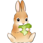 毎日☆うさぎのスタンプ