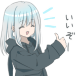 パーカーの女の子6