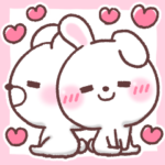 ❤️すきすぎるうさぎ❤️8（くまとペア）