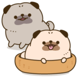 送りやすい♪ころころパグさん