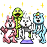 目が笑ってない着ぐるみたち 2