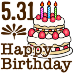 動く☆5月17日〜31日のお誕生日お祝い