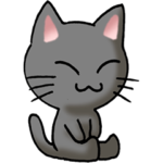 プチ猫かわいい！その1（黒）