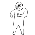 キモ動くイカれたゴリラ9