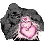 ゴリラのスタンプー2ー