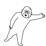 キモ動くイカれたゴリラ7