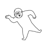 キモ動くイカれたゴリラ8