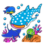 沖縄スタンプ 海のおさかな