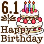 動く☆6月1日〜16日のお誕生日お祝い