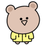 シュールなミニくま