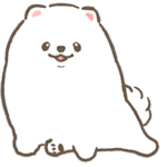 動くポメラニアンスタンプ