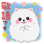 ポメラニアン ぽちゃん2 ☆ 敬語