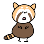 へんてこなレッサーパンダ