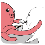 地球人とタコ星人