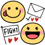 毎日スマイル♡日常言葉や敬語スタンプ