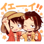 ONE PIECEの夏休みスタンプ