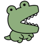 シュールなミニわにの反抗期