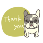 やっぱりかわいいフレンチブルドッグ　敬語