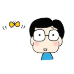 かわいいお父さんスタンプ