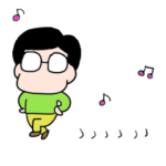 かわいいお父さんスタンプ２