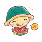 花火大会を盛り上げよう！かめまるスタンプ