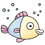 ちっちゃいおさかなスタンプ