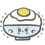 ゆるすぎる！ごはん物スタンプ