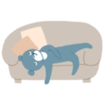 ぐったりクマと気づかいクマ