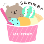 くまのぬいぐるみスタンプ