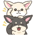 毎日使えるチワワのスタンプ　2