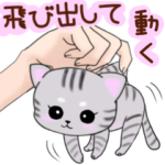 かわいい子猫が飛び出す！突っ込んでくる！