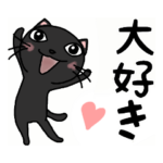 黒ねこ
