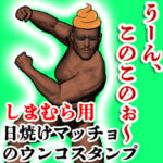 しまむら用ウンコハゲマッチョ