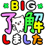 BIGなデカ文字♥ネコの毎日