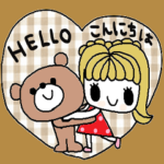 nenerinシンプル日常会話スタンプ357英語