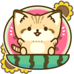 飛び出す！スナネコのスタンプ