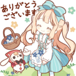 飛び出す！ほんわか不思議の国のスタンプ