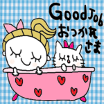 nenerinシンプル日常会話スタンプ358英語